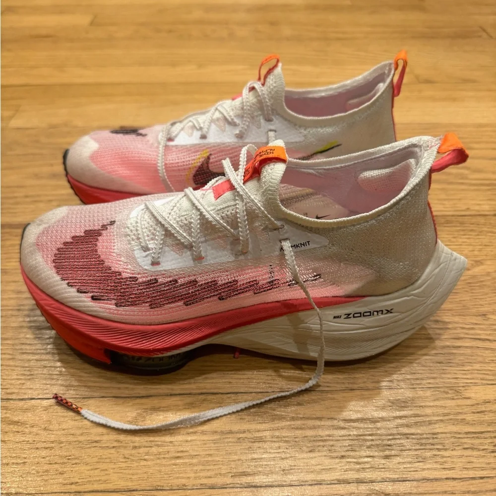 Nike Women's Sneakers - Pink and White‎